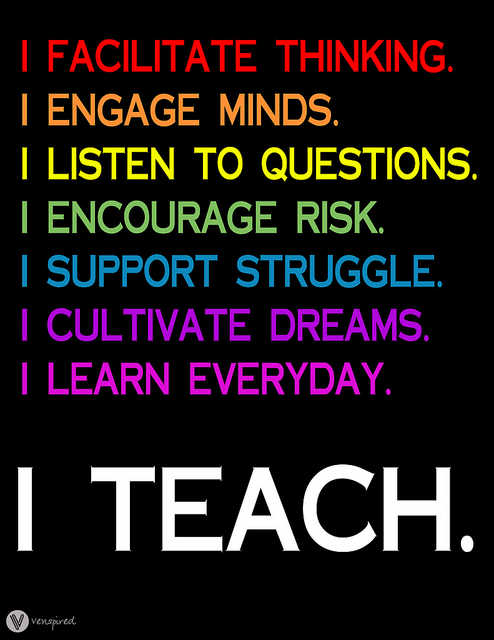 I teach.